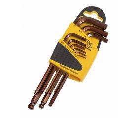 Juego Llaves acodadas hexagonales pulgadas Bianditz